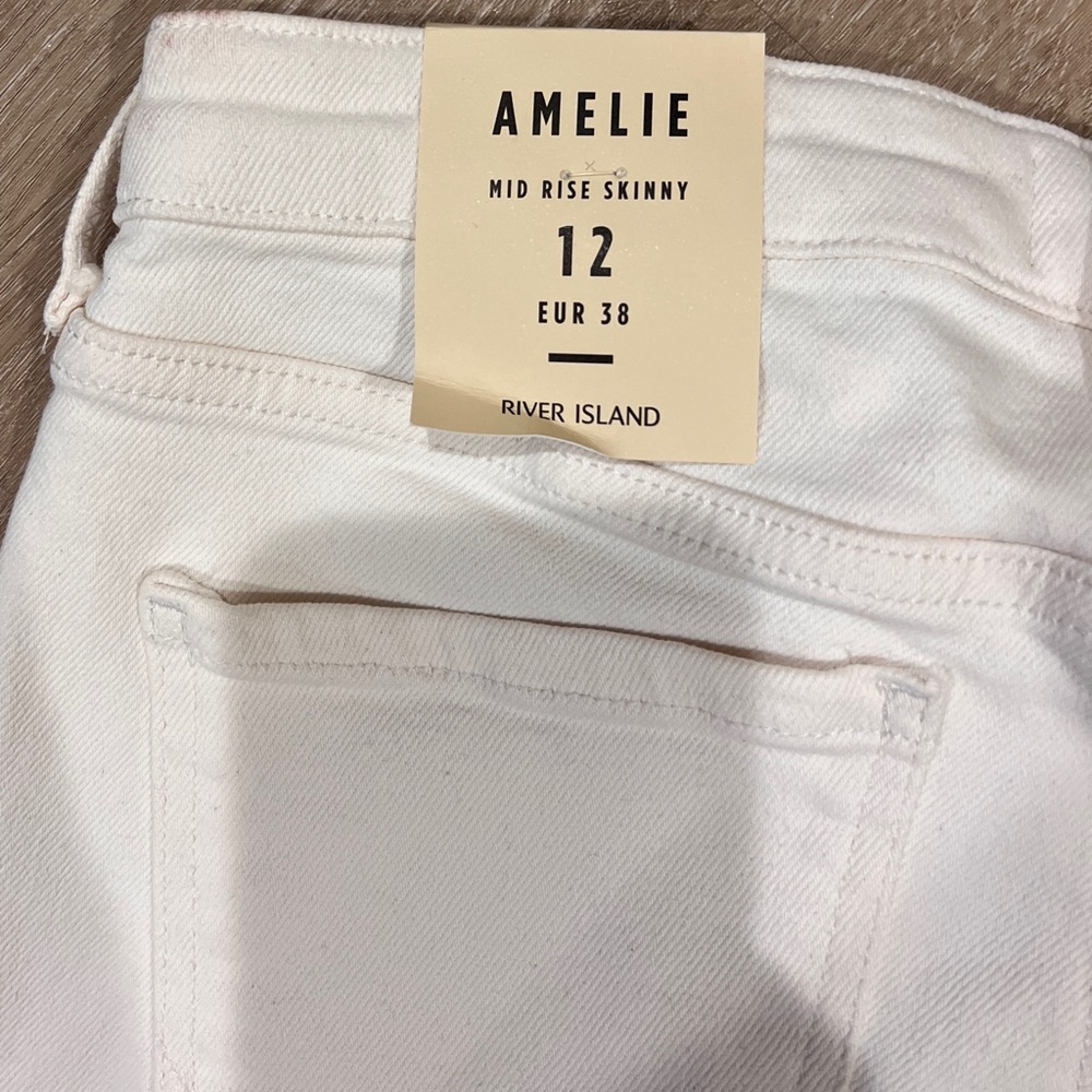 River Island White Jeans